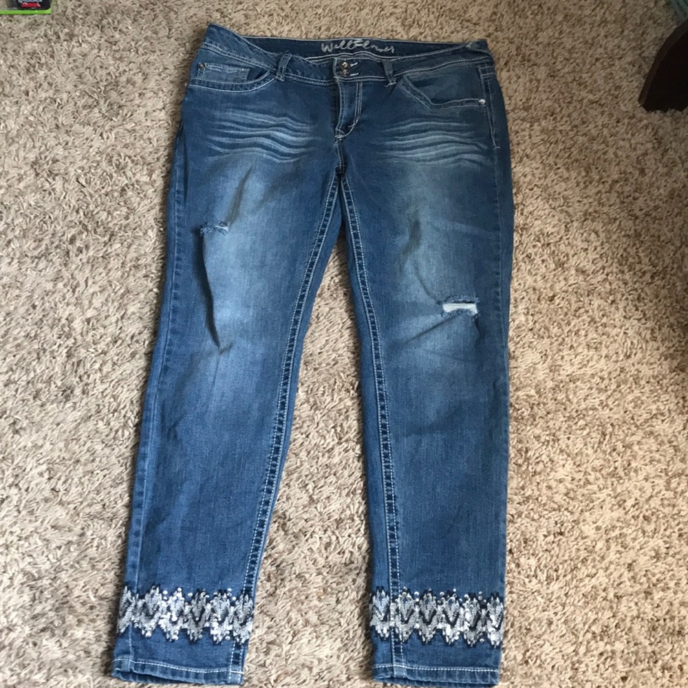 Ladies Wildflower Jeans